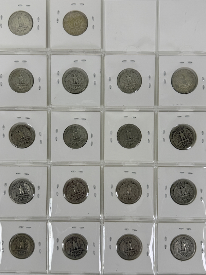 (18) Silver Washington Quarters From 1935-1964 - See Photos For Details [Photo 4]