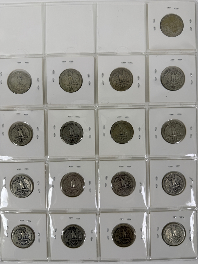 (17) Silver Washington Quarters From 1935-1964 - See Photos For Details [Photo 4]