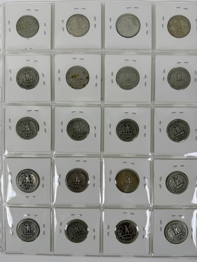 (20) Silver Washington Quarters From 1936-1964 - See Photos For Details [Photo 2]