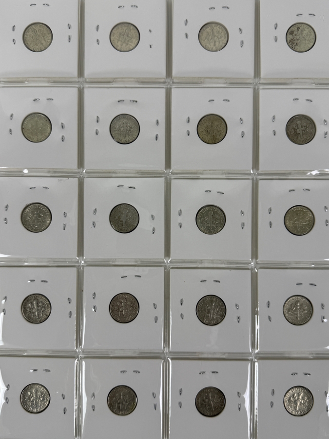 (20) Silver Roosevelt Dimes From 1963-1964 - See Photos For Details [Photo 2]