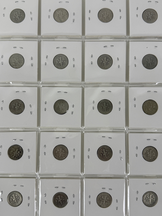 (20) Silver Roosevelt Dimes From 1948-1951 - See Photos For Details [Photo 2]