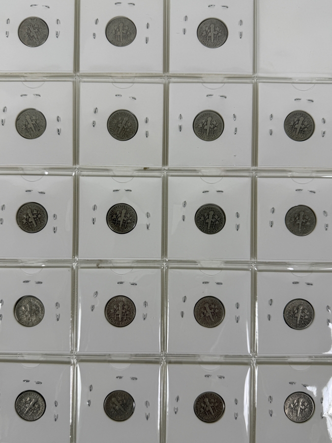 (19) Silver Roosevelt Dimes From 1946 - See Photos For Details [Photo 2]