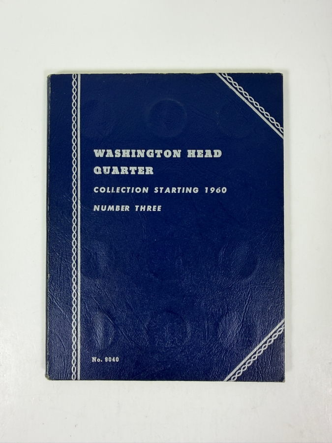 (10) 1960-1964 Silver Washington Quarters And (24) Quarters From 1965-1980 With Book - See Photos For Details [Photo 5]