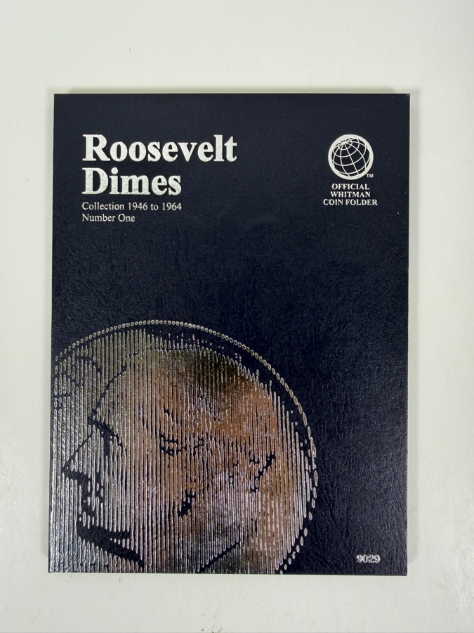 (39) Silver Roosevelt Dimes From 1946-1964 With Book - See Photos For Details [Photo 5]