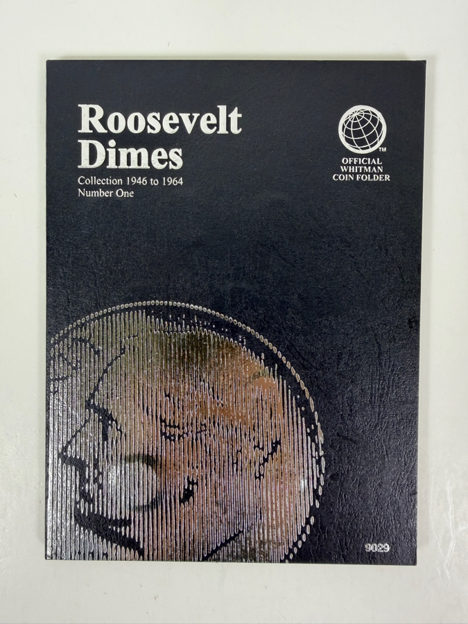 (42) Silver Roosevelt Dimes From 1946-1964 With Book - See Photos For Details [Photo 5]