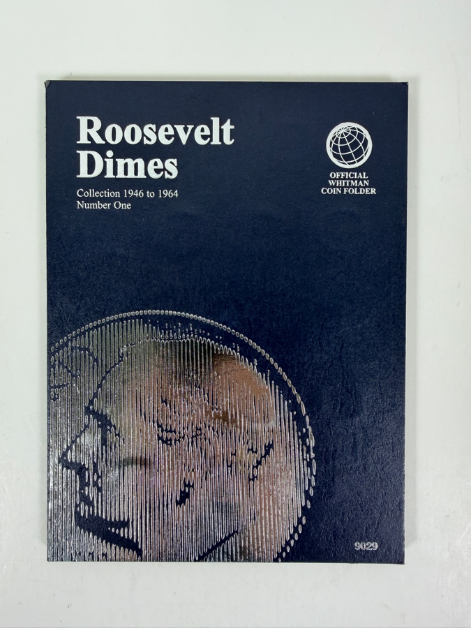 (44) Silver Roosevelt Dimes From 1946-1964 With Book - See Photos For Details [Photo 5]