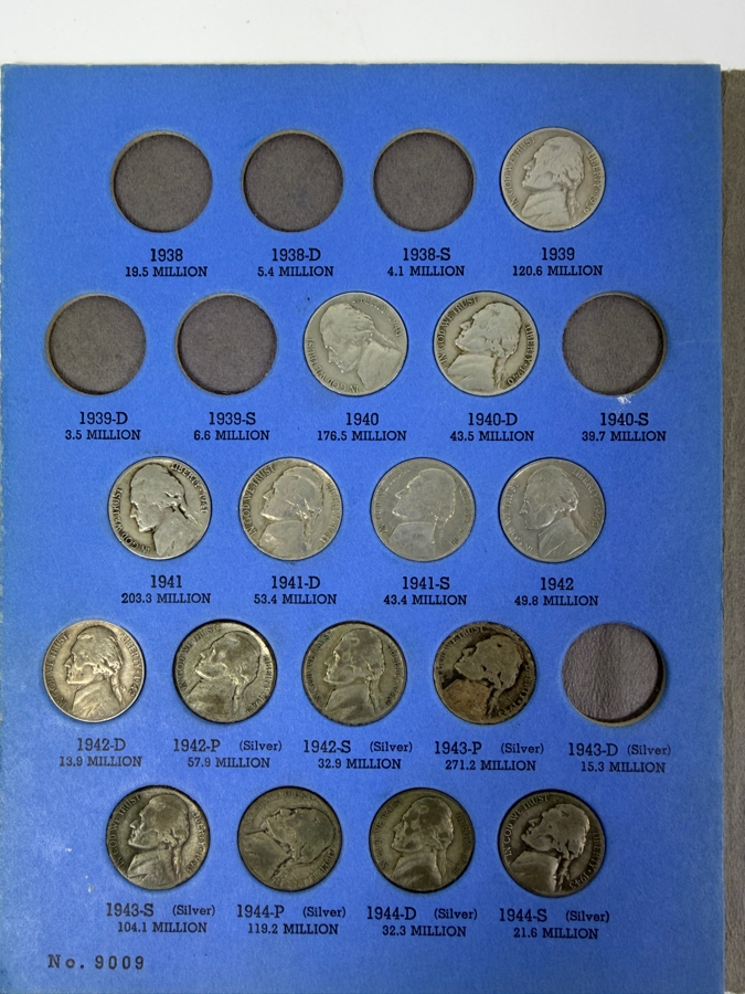 (53) Jefferson Nickels From 1938 To 1961 Including (10) Silver Nickels - See Photos For Details [Photo 2]