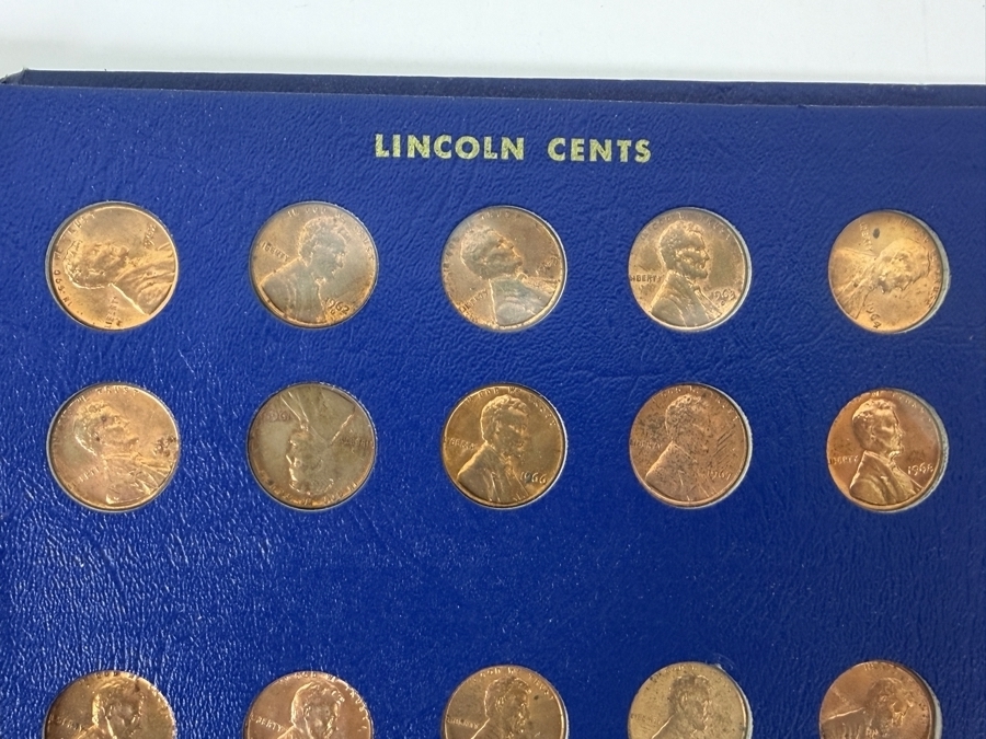 Collection Lincoln Cents And Wheat Pennies With Coin Display Book [Photo 6]
