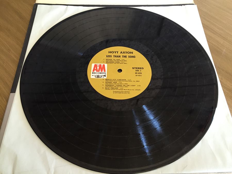 Hoyt Axton ‎- Less Than The Song - A&M Records ‎- SP 4376 [Photo 6]