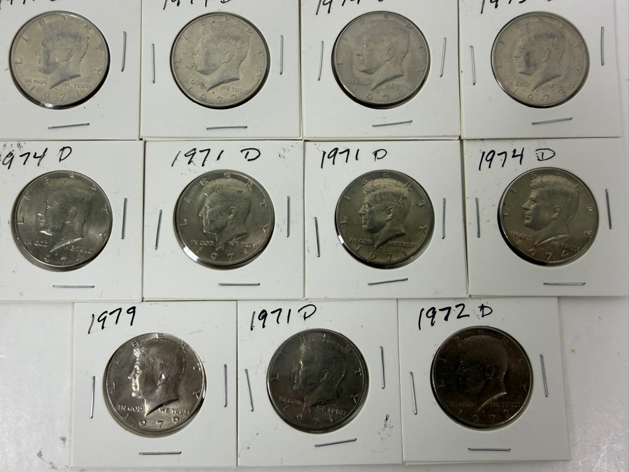 (19) 1968-1982 Kennedy Half Dollars - See Photos For Details [Photo 3]
