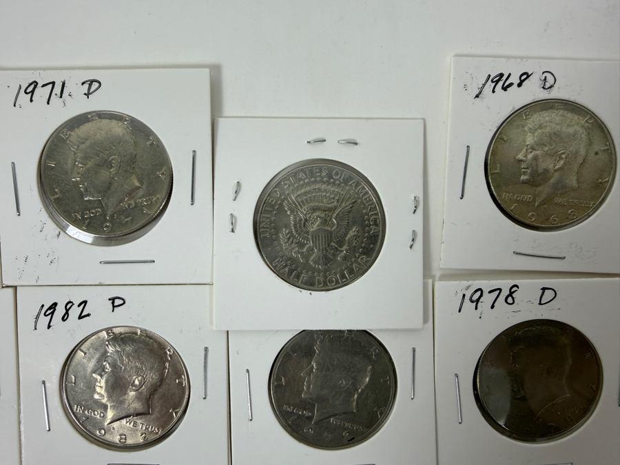 (19) 1968-1982 Kennedy Half Dollars - See Photos For Details [Photo 4]
