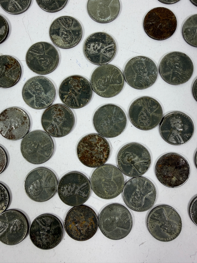 Collection Of Wartime Steel Wheat Pennies [Photo 3]