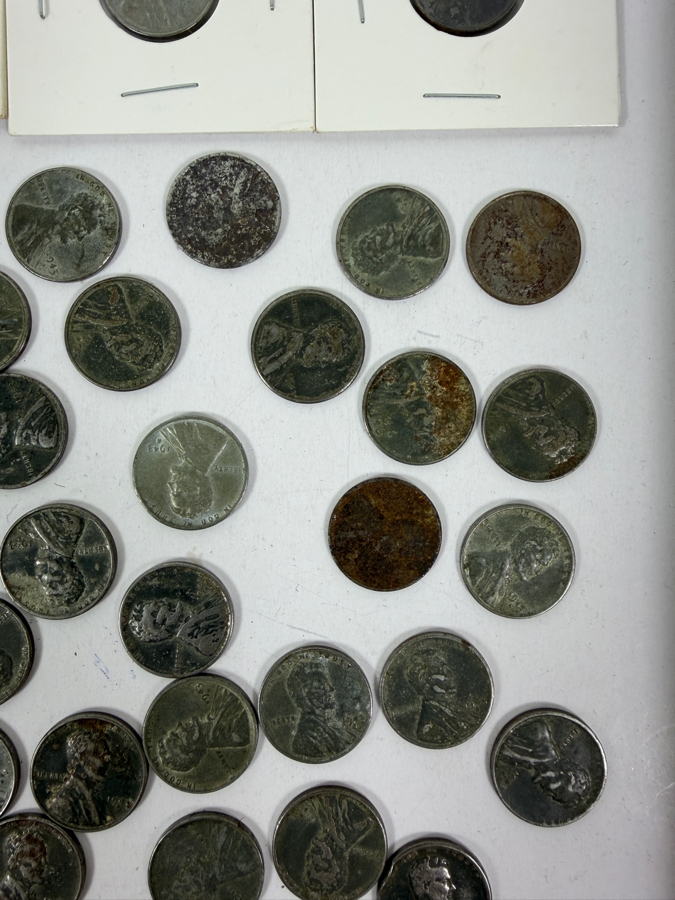 Collection Of Wartime Steel Wheat Pennies [Photo 4]