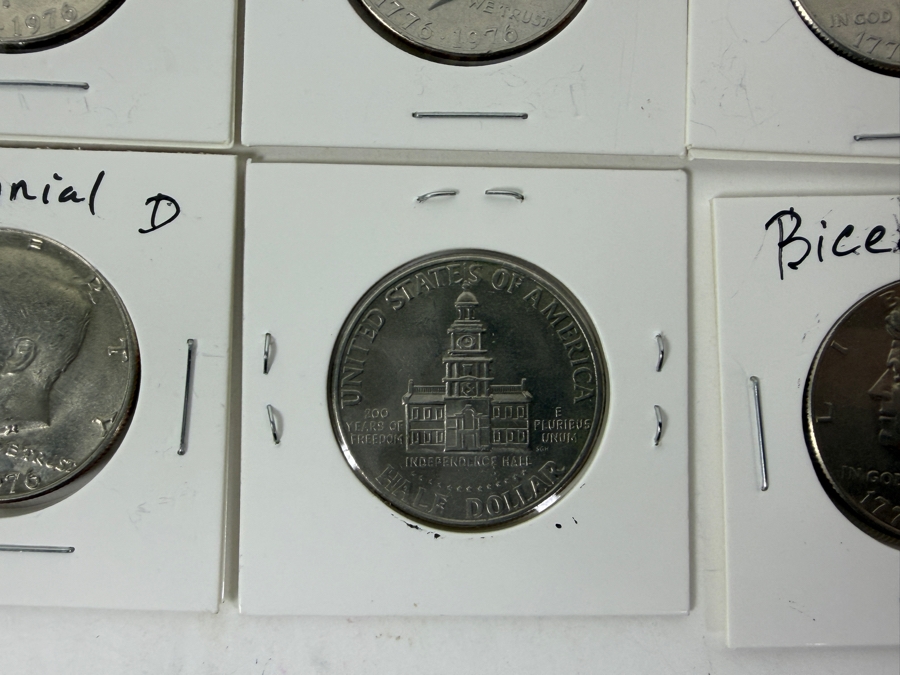 Set of (12) Kennedy Bicentennial Half Dollar Coins [Photo 2]