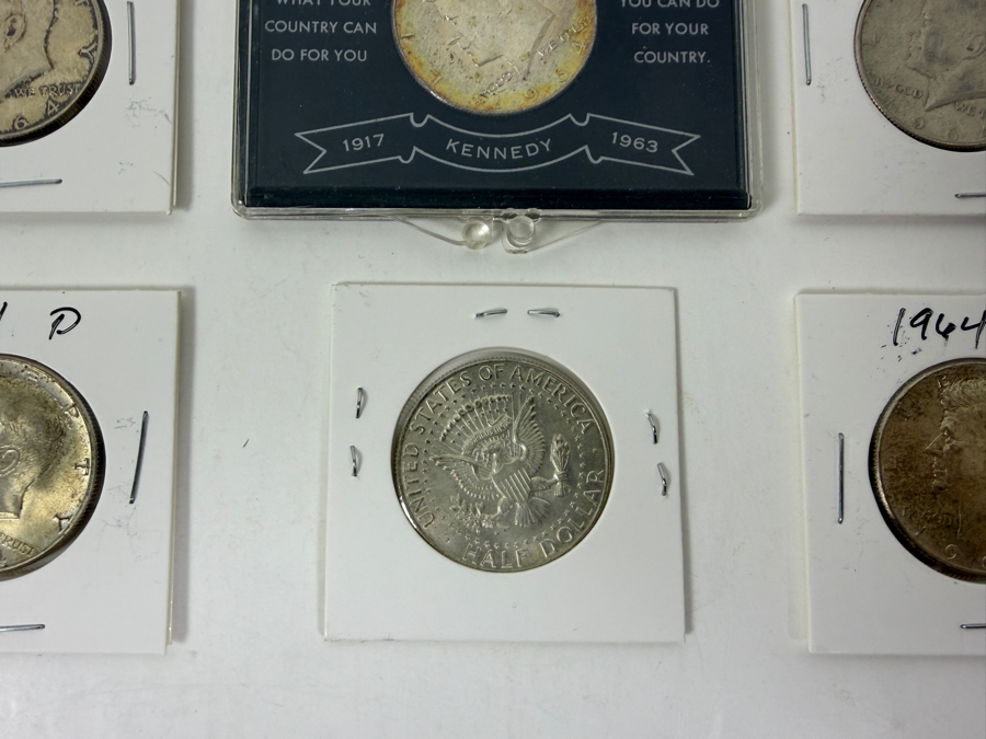 (8) 1964 Silver Kennedy Half Dollars - See Photos For Details  [Photo 3]