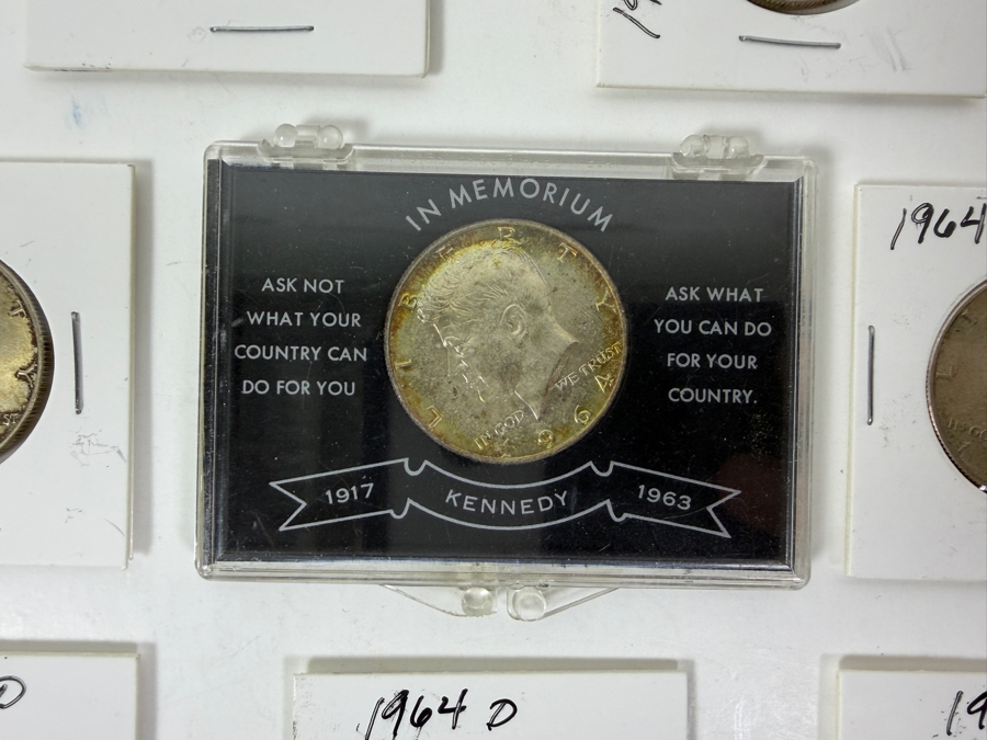(8) 1964 Silver Kennedy Half Dollars - See Photos For Details  [Photo 2]