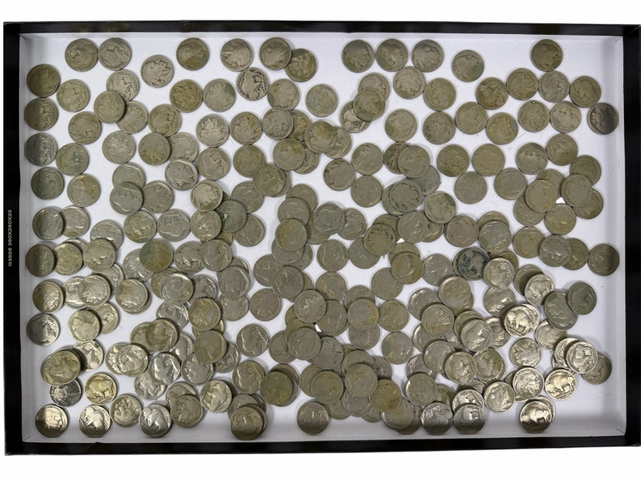 Large Assortment of Buffalo Nickels
