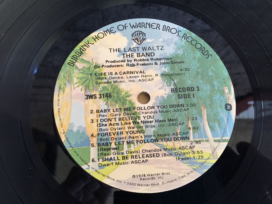 The Band ‎- The Last Waltz - Warner Bros. Records ‎- 3WS 3146 [Photo 24]