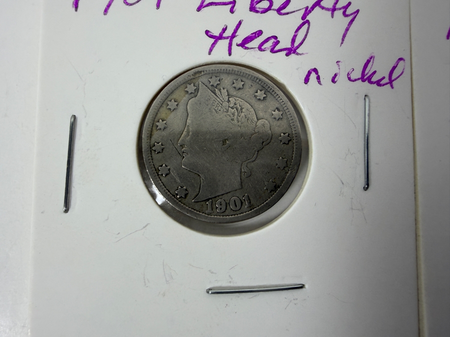 1901/1907 Liberty Head Nickels And 1936/1937 Buffalo Nickels [Photo 2]