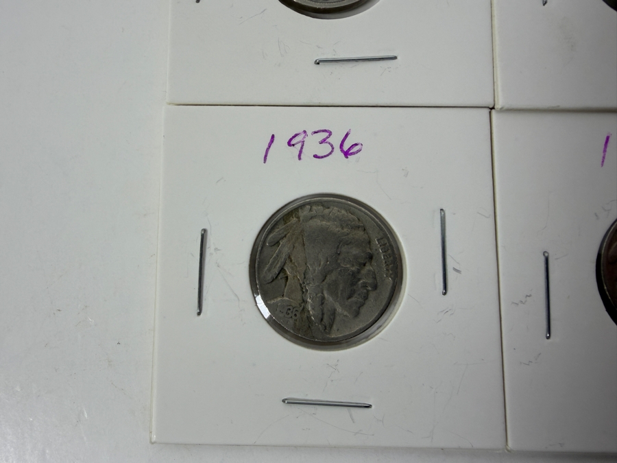 1901/1907 Liberty Head Nickels And 1936/1937 Buffalo Nickels [Photo 5]