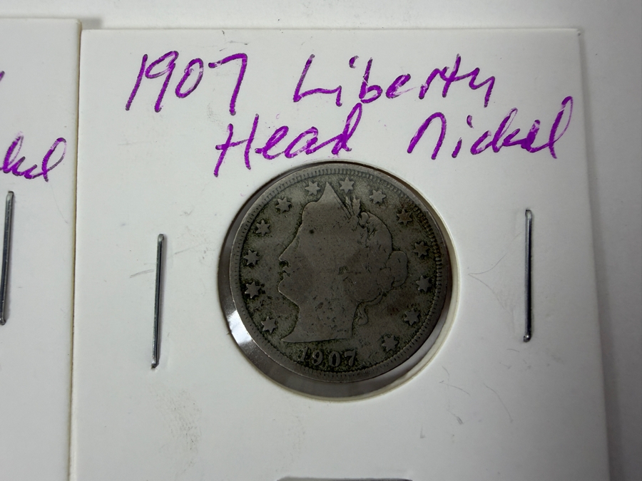 1901/1907 Liberty Head Nickels And 1936/1937 Buffalo Nickels [Photo 3]
