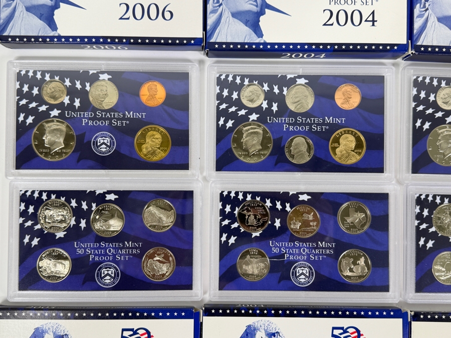 Collection Of United States Mint Proof Sets 2003-2006 [Photo 2]