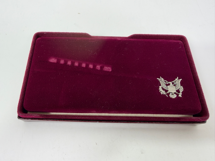 1983 United States Los Angeles 23rd Olympics Silver Dollar Proof Coin In Box [Photo 6]