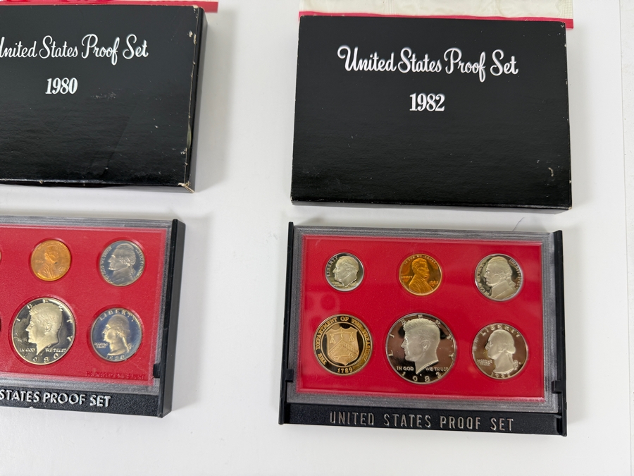Collection (8) Of Vintage 1970s And 1980s United States Mint Sets [Photo 9]
