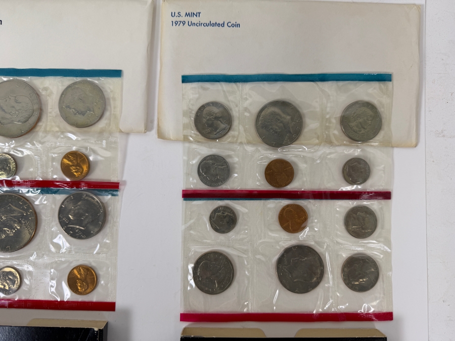 Collection (8) Of Vintage 1970s And 1980s United States Mint Sets [Photo 5]