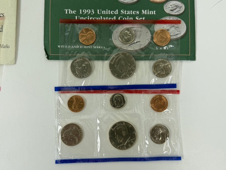 Collection (8) Of Vintage 1990s United States Mint Sets [Photo 9]