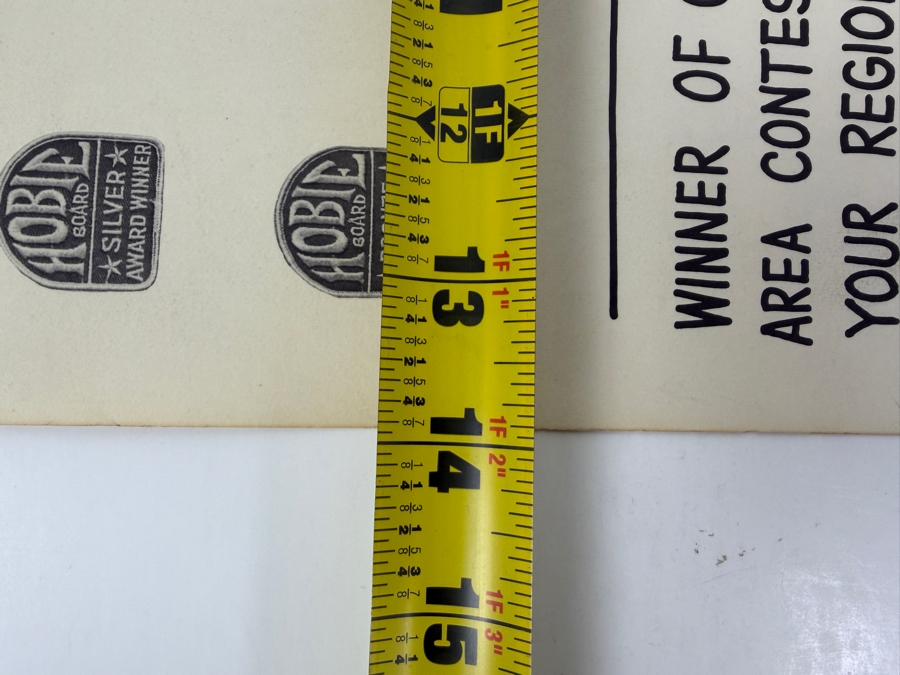 Original 1966 Hobieboard Contest Hobie Skateboard Regional Competition Poster 14 X 22 [Photo 4]