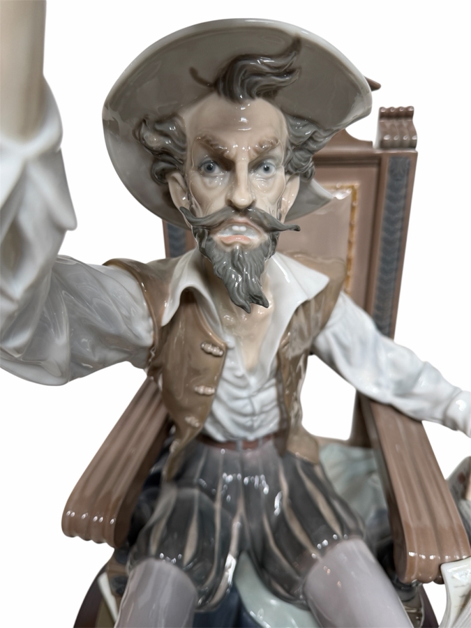 Massive 'I am Don Quixote' Porcelain Lladro Figurine, Model #1522, Sculpted By Salvador Furió 12'W X 18'D X 28.5'H Retailed $6,500
 [Photo 6]