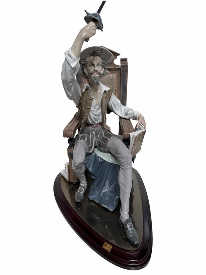 Massive 'I am Don Quixote' Porcelain Lladro Figurine, Model #1522, Sculpted By Salvador Furió 12'W X 18'D X 28.5'H Retailed $6,500
 [Photo 2]