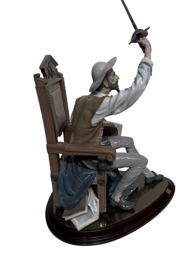 Massive 'I am Don Quixote' Porcelain Lladro Figurine, Model #1522, Sculpted By Salvador Furió 12'W X 18'D X 28.5'H Retailed $6,500
 [Photo 8]
