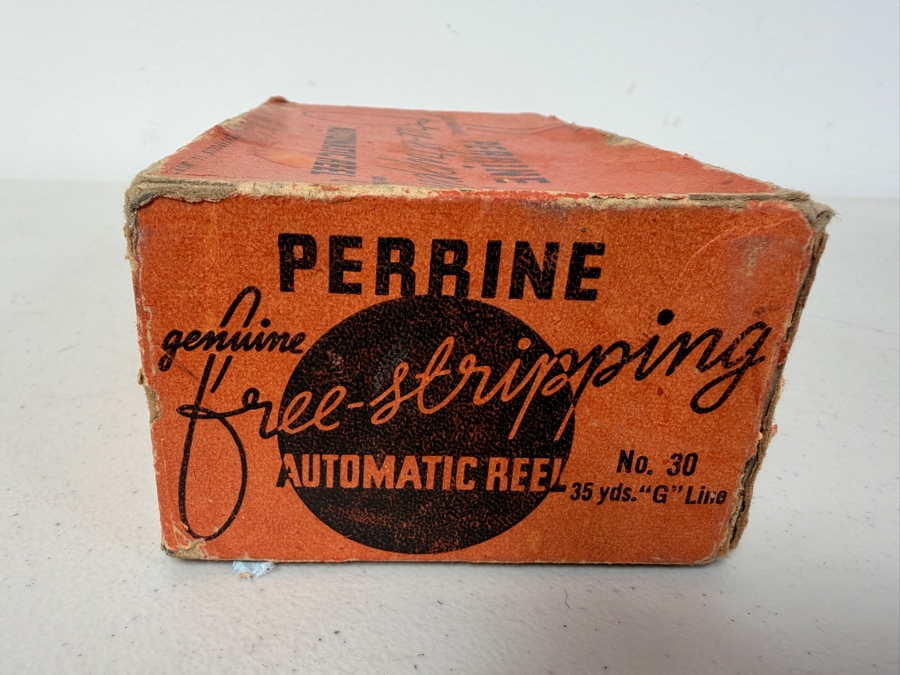 Just Added - Perrine Mfg Co Free Stripping Automatic Fishing Reel With Original Box [Photo 5]