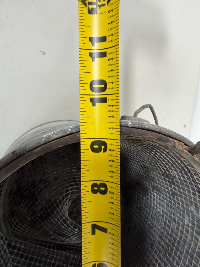 Just Added - Collectible Old Pal Metal Minnow Bucket 9.5W X 9H [Photo 6]