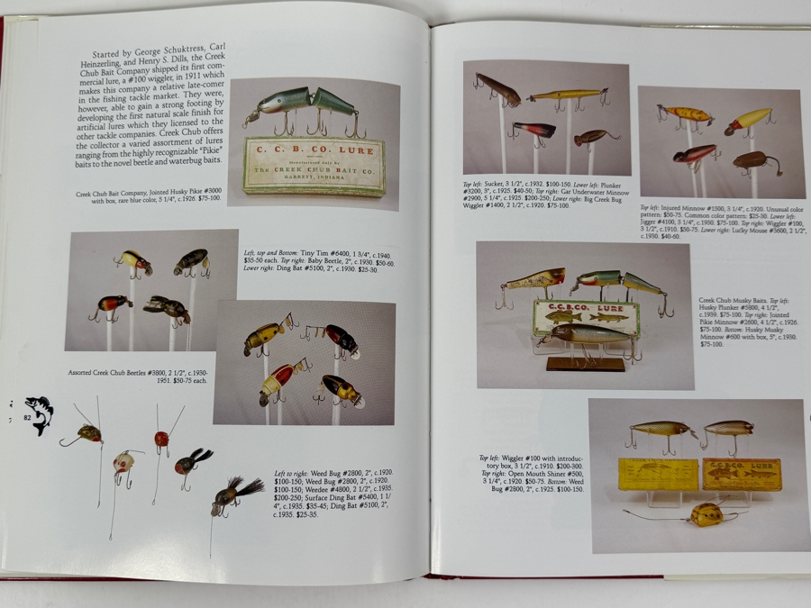 Just Added - First Edition Hardcover Book Top Of The Line Fishing Collectibles With Values By Donna Tonelli 1997 [Photo 11]