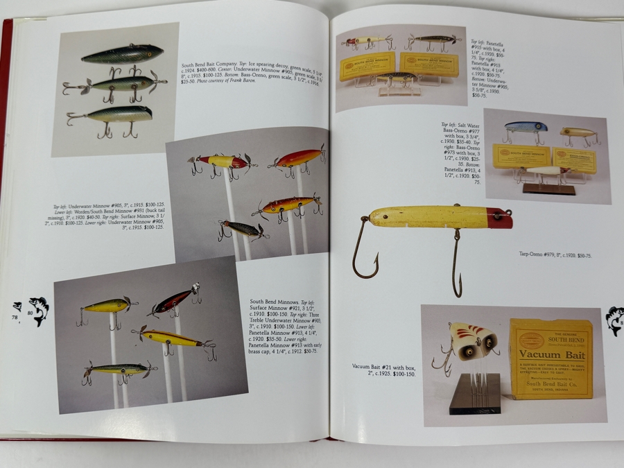 Just Added - First Edition Hardcover Book Top Of The Line Fishing Collectibles With Values By Donna Tonelli 1997 [Photo 10]