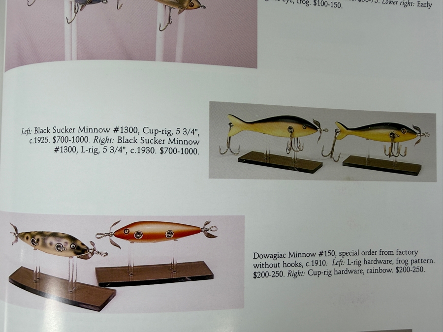 Just Added - First Edition Hardcover Book Top Of The Line Fishing Collectibles With Values By Donna Tonelli 1997 [Photo 5]