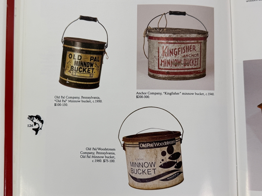 Just Added - First Edition Hardcover Book Top Of The Line Fishing Collectibles With Values By Donna Tonelli 1997 [Photo 16]