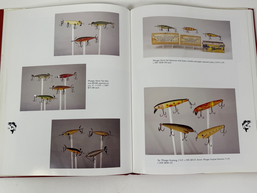 Just Added - First Edition Hardcover Book Top Of The Line Fishing Collectibles With Values By Donna Tonelli 1997 [Photo 8]