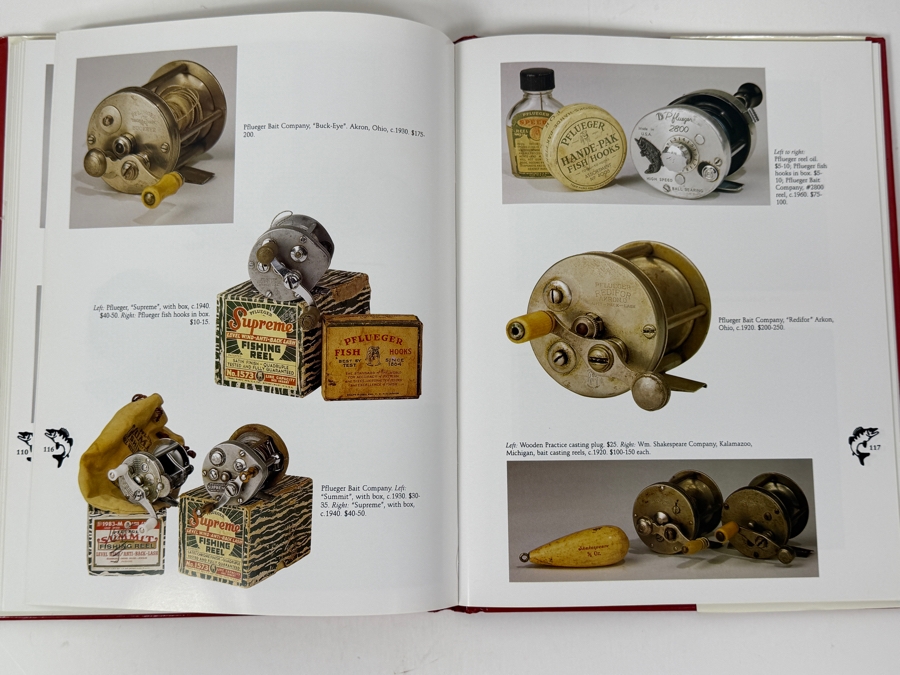 Just Added - First Edition Hardcover Book Top Of The Line Fishing Collectibles With Values By Donna Tonelli 1997 [Photo 12]