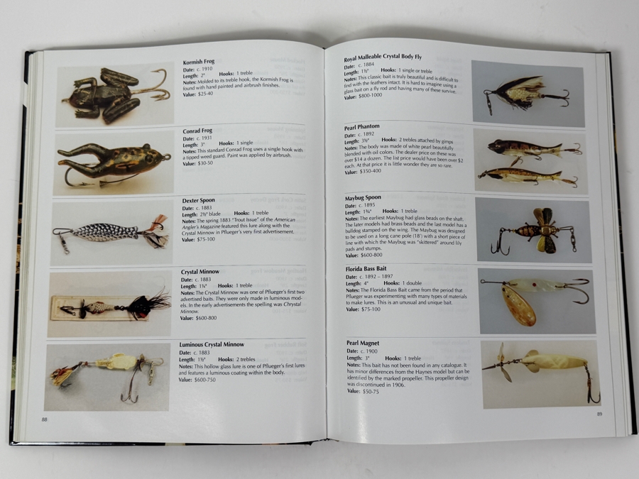 Just Added - Hardcover Book Fishing Lure Collectibles: An Identification And Value Guide To The Most Collectible Antique Fishing Lures 1997 [Photo 10]