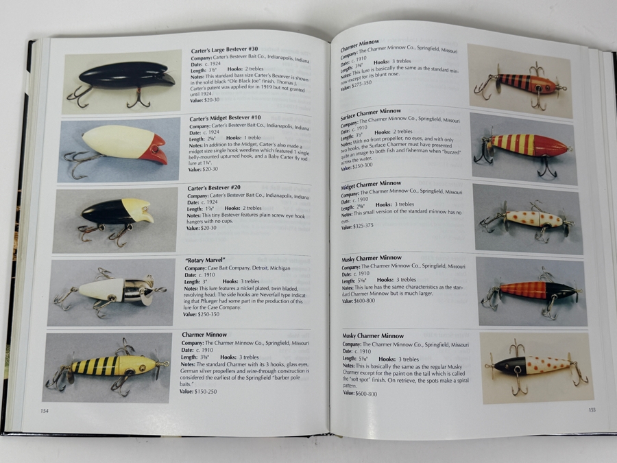 Just Added - Hardcover Book Fishing Lure Collectibles: An Identification And Value Guide To The Most Collectible Antique Fishing Lures 1997 [Photo 9]