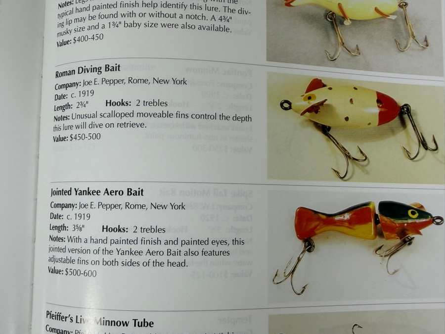 Just Added - Hardcover Book Fishing Lure Collectibles: An Identification And Value Guide To The Most Collectible Antique Fishing Lures 1997 [Photo 7]