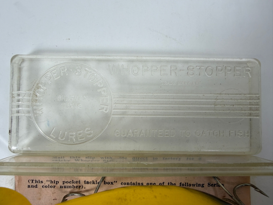 Just Added - (3) Vintage New Whopper-Stopper Fishing Lures In Original Packaging [Photo 5]