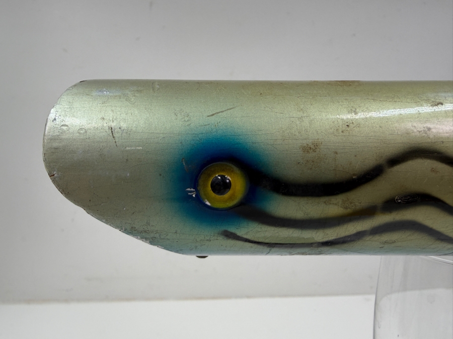 Just Added - Large Vintage South Bend Zane Grey Wooden Teaser Fishing Lure 11'L [Photo 3]