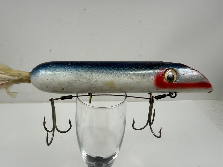 Just Added - Vintage Wooden Fishing Lure 10.5'L [Photo 5]
