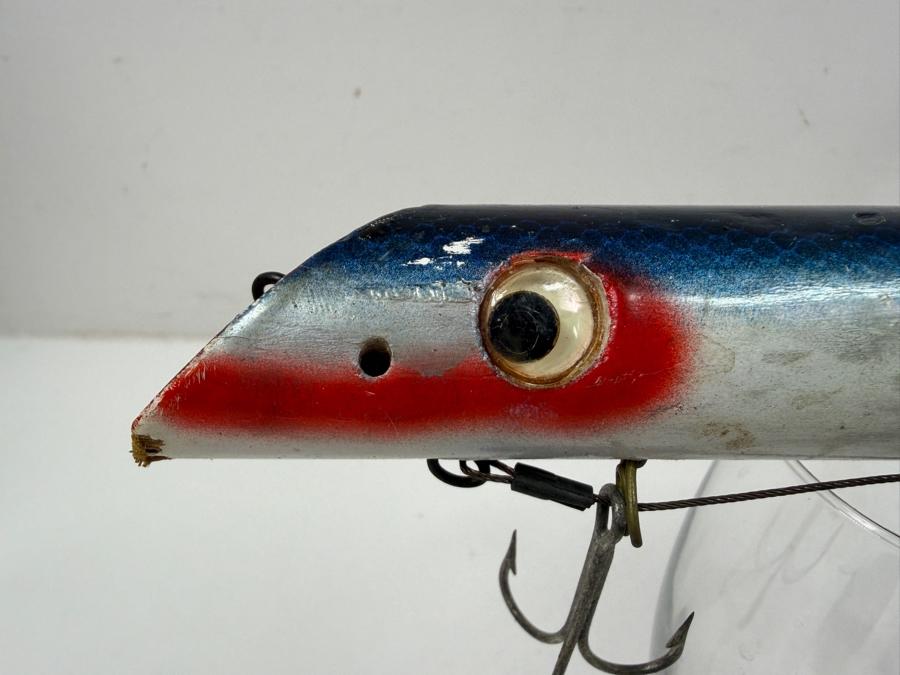 Just Added - Vintage Wooden Fishing Lure 10.5'L [Photo 3]