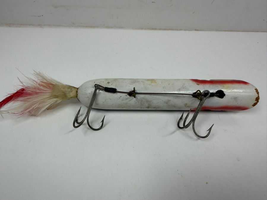 Just Added - Vintage Wooden Fishing Lure 10.5'L [Photo 6]